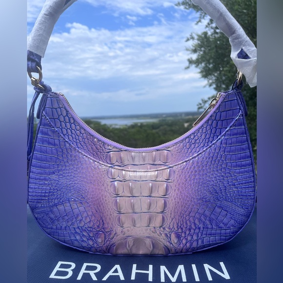 NWT Brahmin Small Bekka Bag in VERY PERI Shoulder bag - Picture 3 of 15